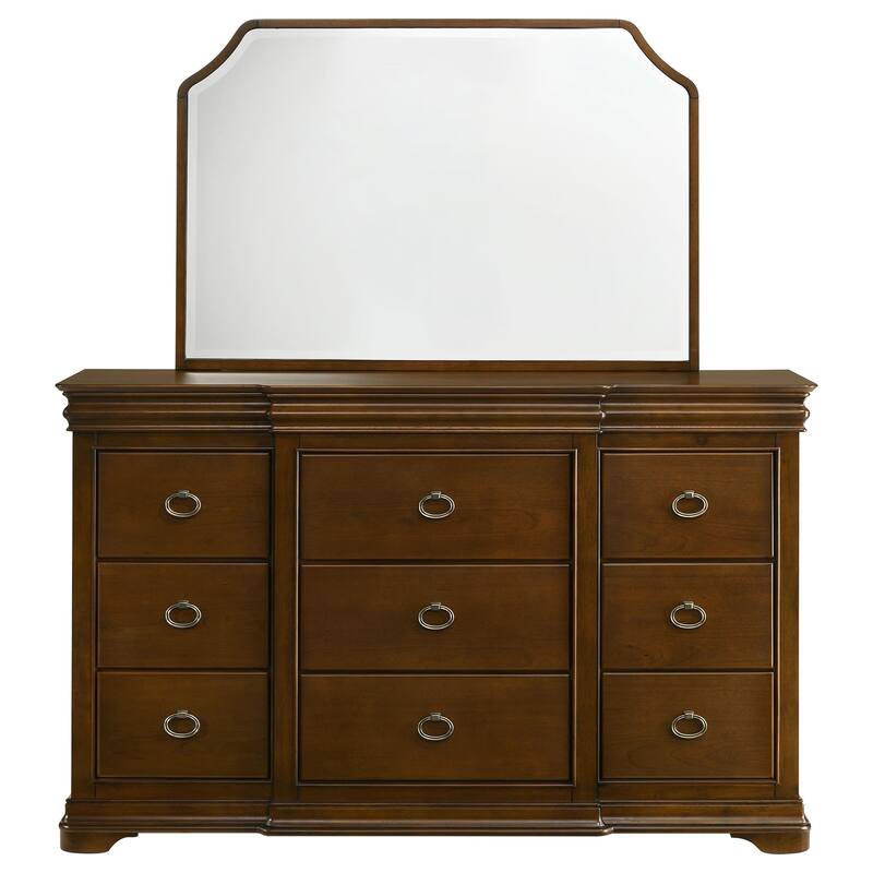 Garland 11-drawer Bedroom Dresser Cabinet Brown Cherry