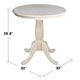 preview thumbnail 52 of 69, International Concepts 30-inch Round Pedestal Table