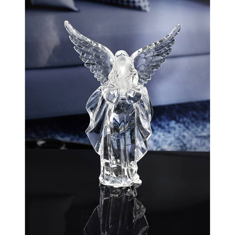 Diamond Cut Roman Angel Christmas Decoration - 8.75" - Set of 2