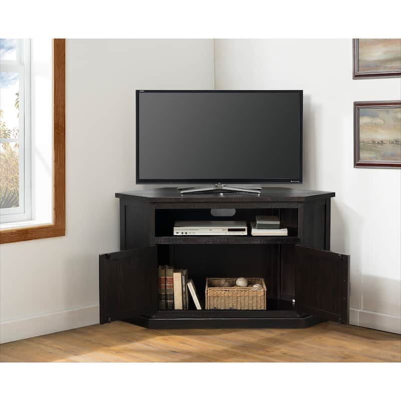 The Gray Barn Danebury Rustic 50-inch Solid Wood Corner TV Stand