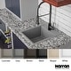 preview thumbnail 43 of 65, Karran QT-825 Drop-in 15-3/4" Single Bowl Quartz Composite Kitchen Sink