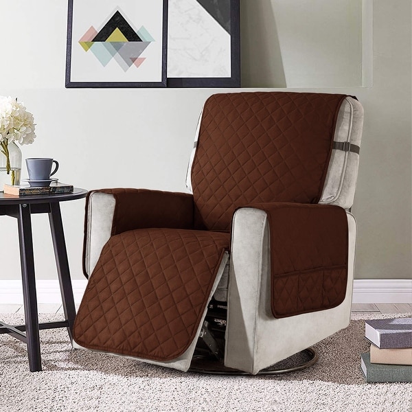 CHUN YI Reversible Large Recliner Slipcover with Adjustable Strap