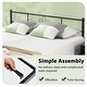preview thumbnail 13 of 13, Costway Twin/Queen/Full Metal Platform Bed Frame with Headboard and
