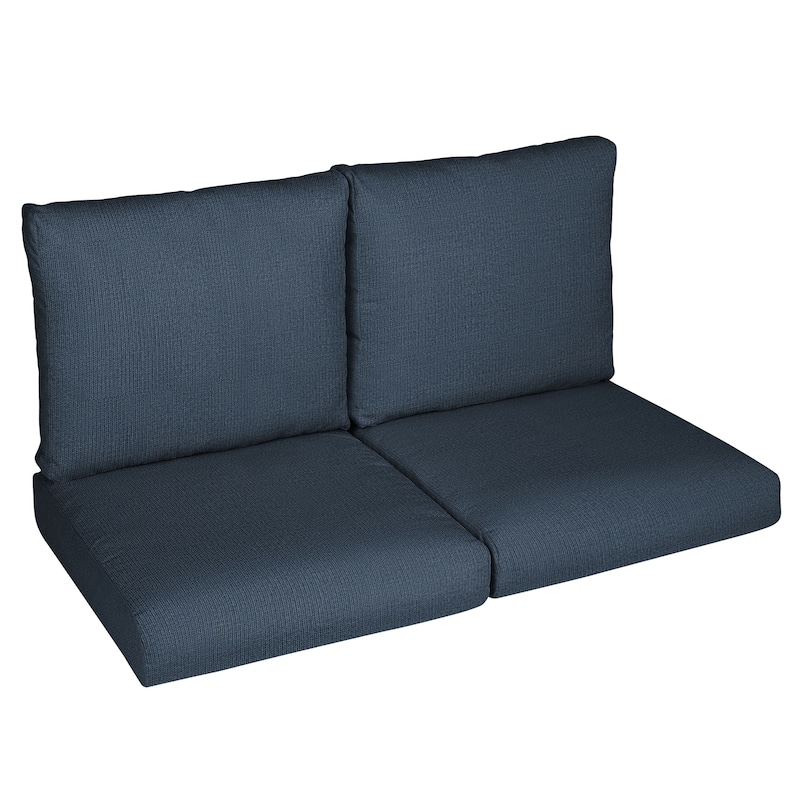 Sorra Home Sunbrella Outdoor Loveseat Cushion Set