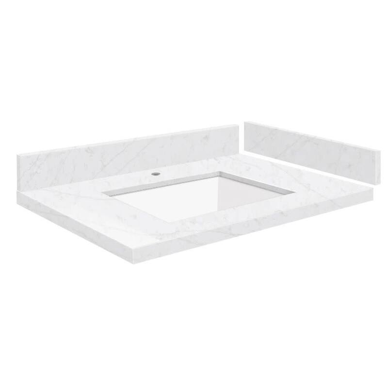Transolid VT27.75x22-1KU-1 Silestone 28" Quartz Vanity Top with