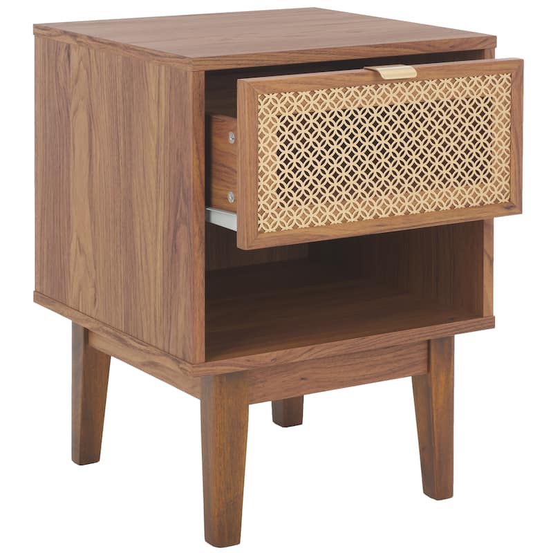 SAFAVIEH Katsuji 1-Drawer 1-Shelf Nightstand