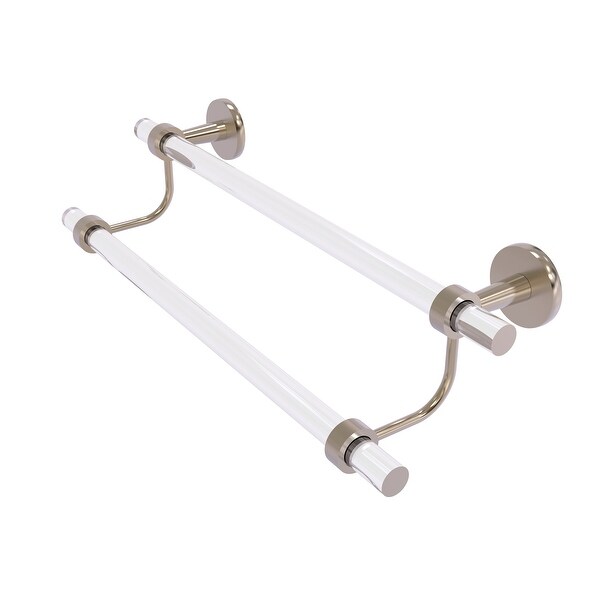 Allied Brass Clearview Collection Double Towel Bar