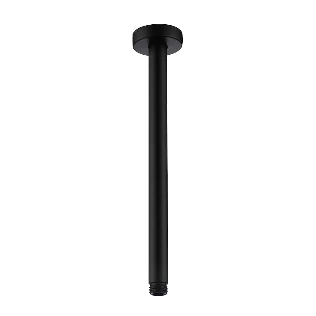 12 in. Round Ceiling Mount Standard Shower Arm and Flange
