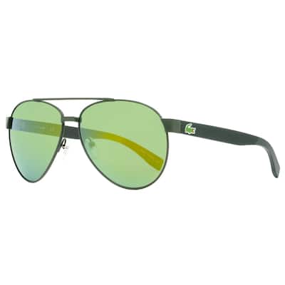 Lacoste 315 Unisex Dark Green 60 mm Sunglasses - Dark Green - Dark Green