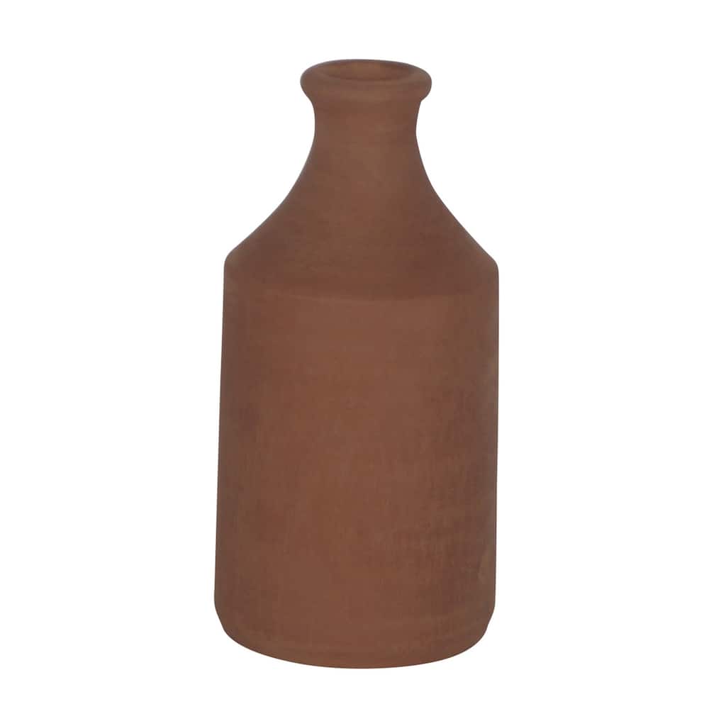 Sm. Terracota Bottle 2.95"H - Natural Terracotta