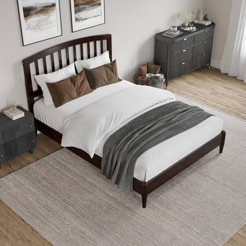 Quincy Solid Wood Low Profile Platform Bed
