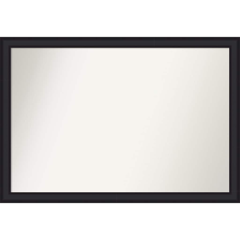 Oliver Narrow Non-Beveled Wood Framed Wall Mirror