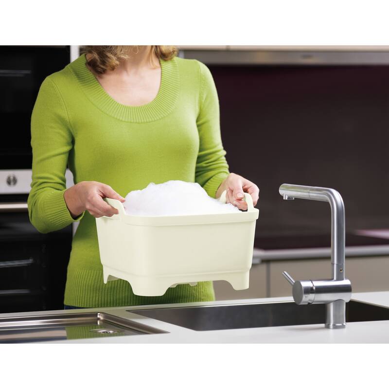 Joseph Joseph Wash&Drain Kitchen Wash Basin with Handles and Draining Plug