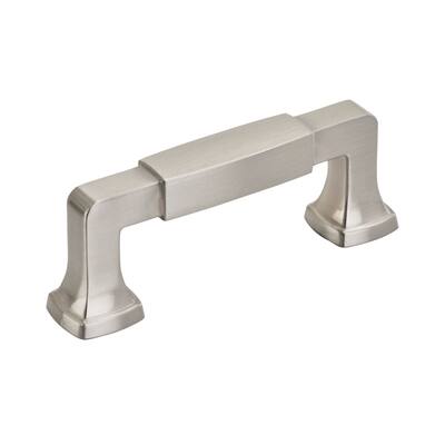 Stature 3 in (76 mm) Center-to-Center Satin Nickel Cabinet Pull