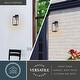preview thumbnail 4 of 4, Vaxcel Lighting T0776 Uptown 13" Tall Outdoor Wall Sconce