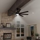 preview thumbnail 7 of 11, 72-Inch Ceiling Fan with Dual-Tone Blades and Reversible Motor