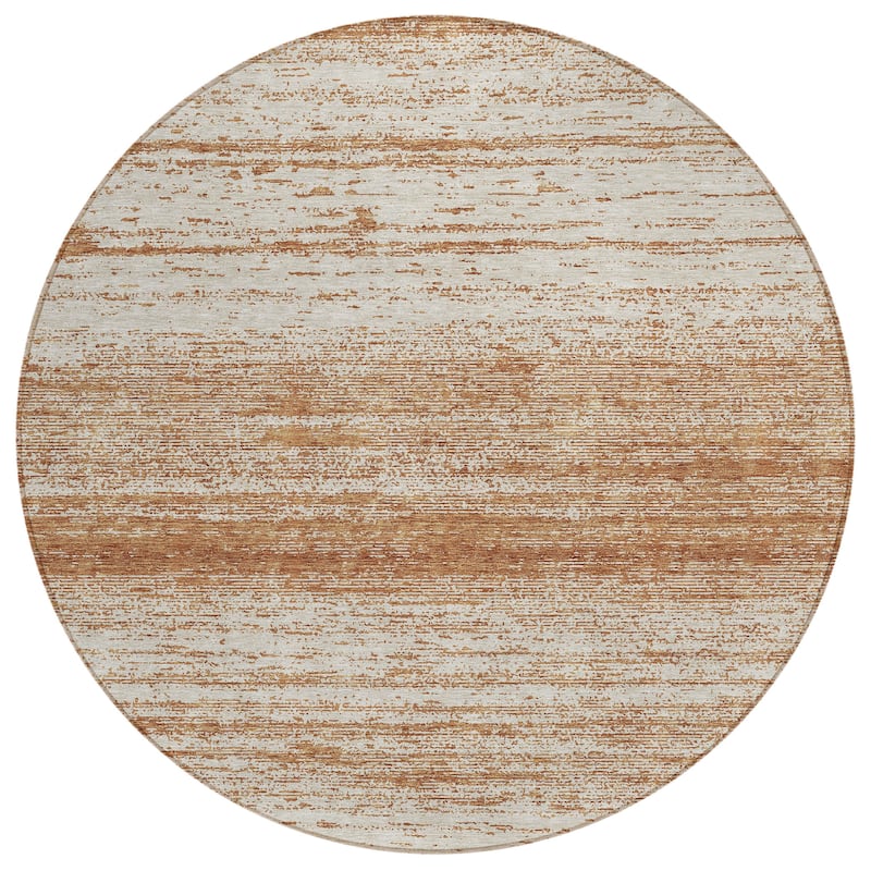 Machine Washable Indoor/ Outdoor Chantille Ombre Stripes Rug