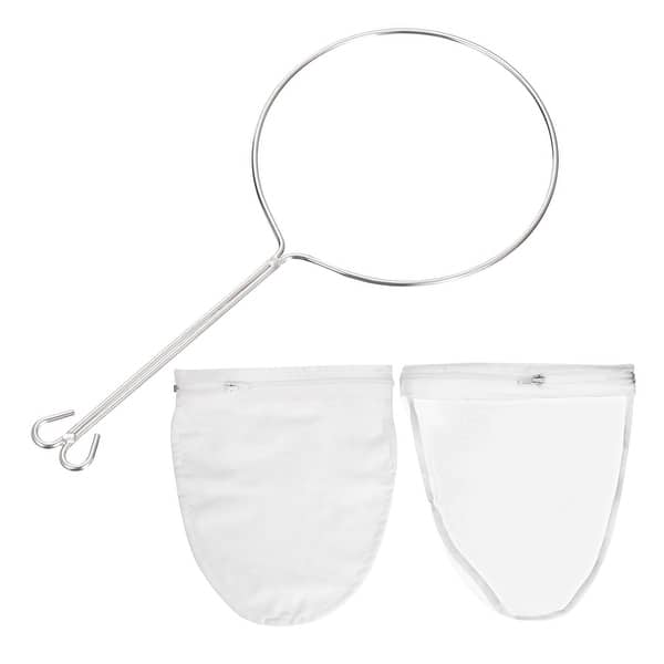 Mesh Strainer Bag, Cloth Nylon Filter Bags with Handle, Small Nut Milk