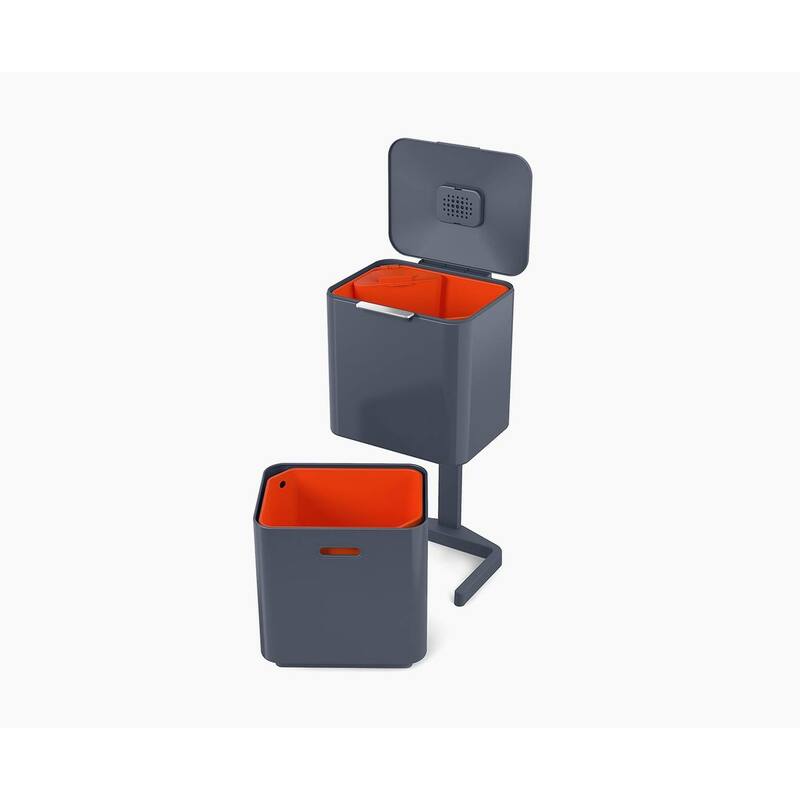 Joseph Joseph Totem Max 60L Dual Trash Can and Recycle Bin (15.85 US Gallons)
