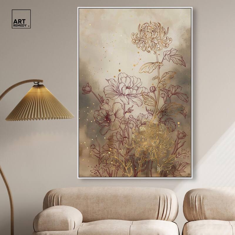 Flourishing Canvas by Art Remedy