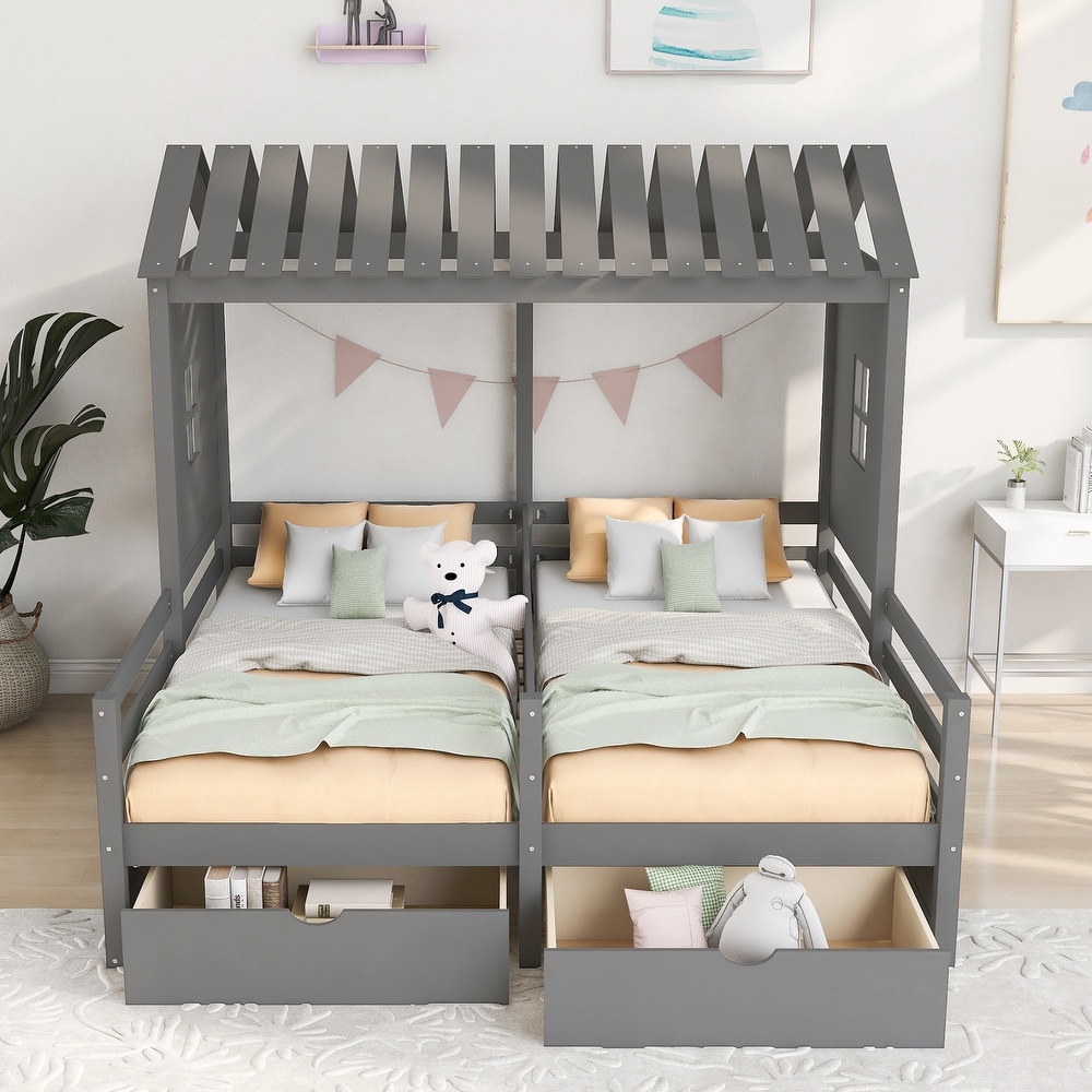 Twin Size Storage Bed Kids' & Toddler Beds | Shop Online At Overstock