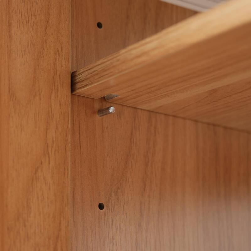 60.2'' Freestanding Bathroom Vanity in Wood with Integrated Ceramic Sink and Solid Wood Legs - 59.8'' x 18.3'' x 34''