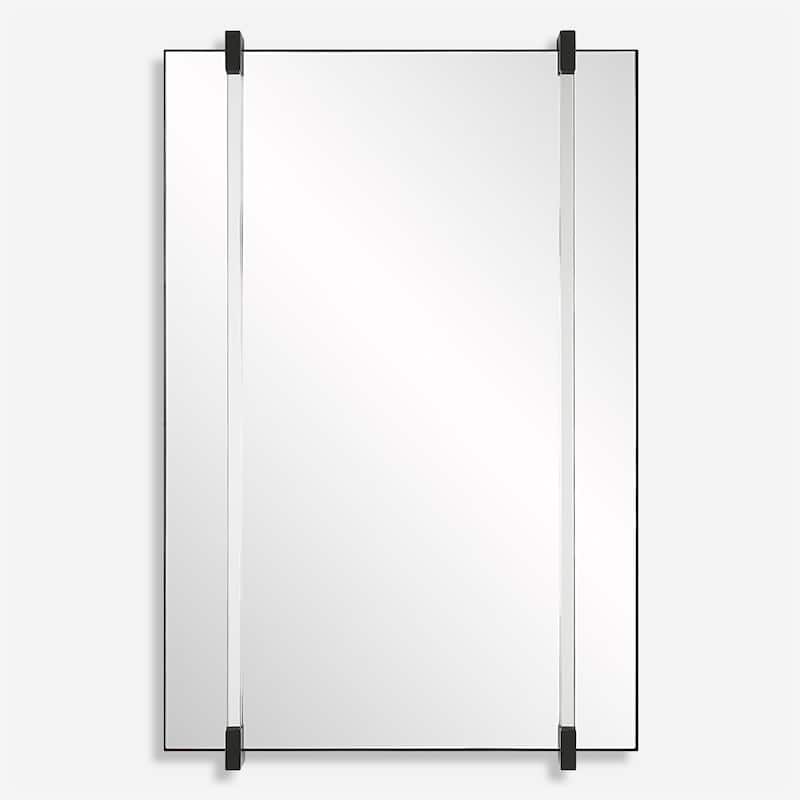 Uttermost Ladonna Rods Mirror - 24.25"W x 37.38"H x 2"D