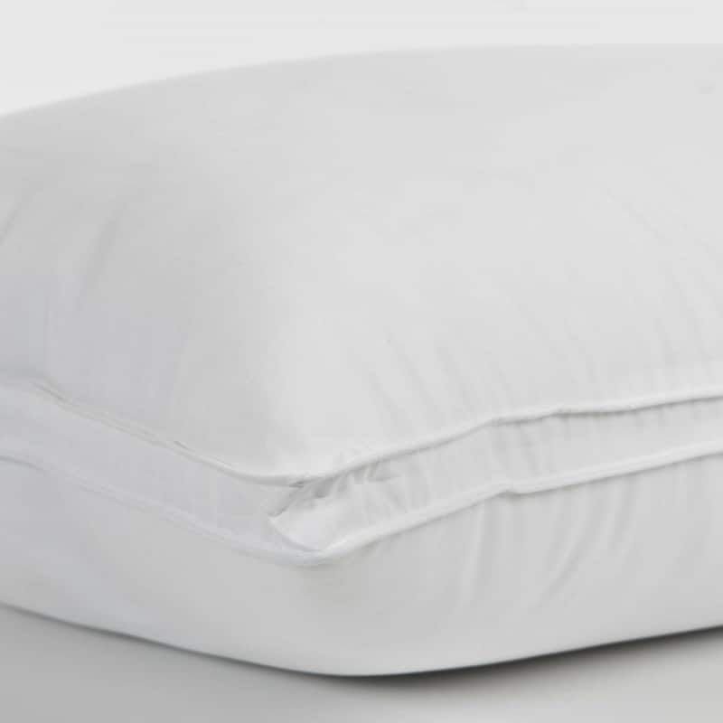 Ella Jayne Soft Luxury Plush Gusseted Soft Gel Filled Stomach Sleeper Pillow, Set of 2