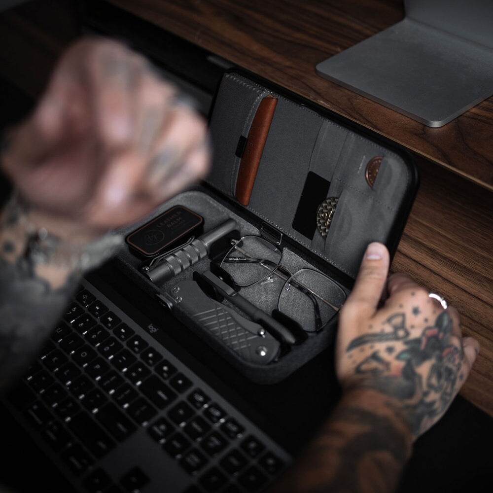Orbitkey Portable & Customizable Desk Organizer Case with Wireless