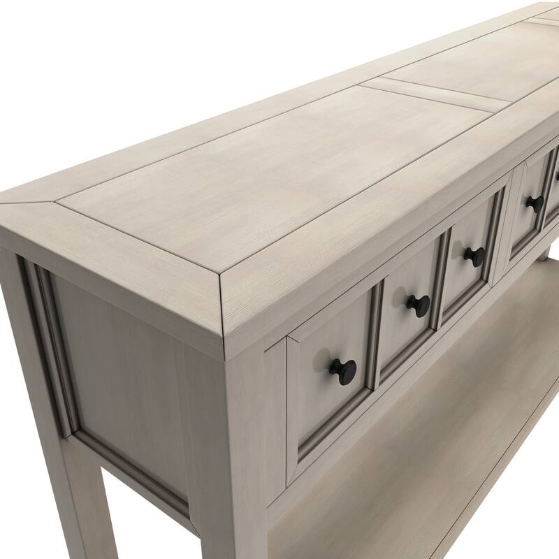 Rustic Entryway Console Table and 60" Long Sofa Table