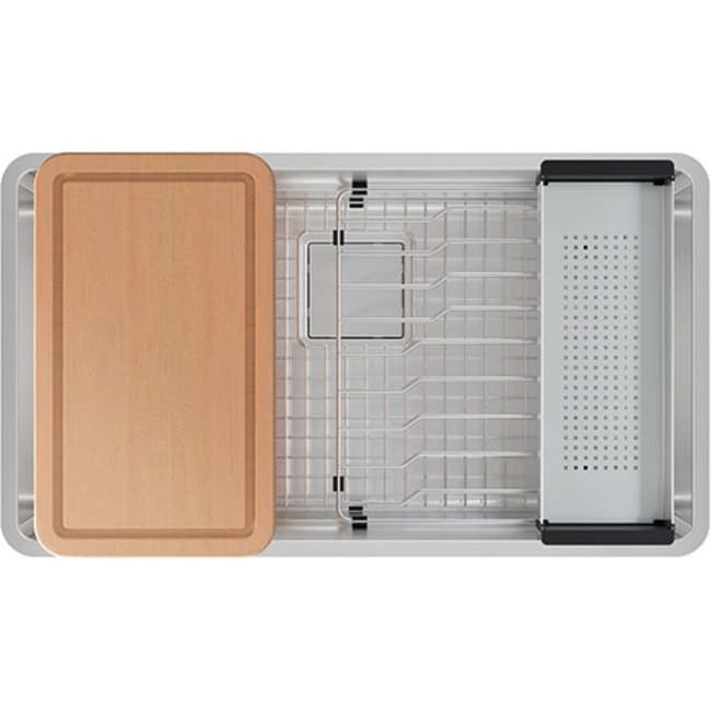 Franke PTX110-31-WKC Pescara 32" x 18" Workcenter Kitchen Sink