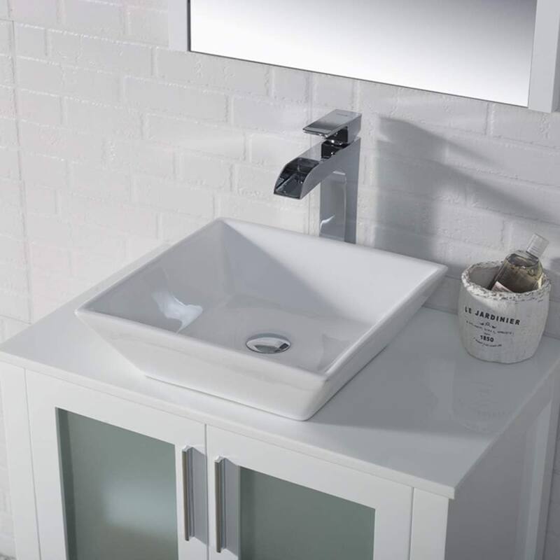 Blossom Sydney 30" Bathroom Vanity with Ceramic Vessel Sink and Mirror