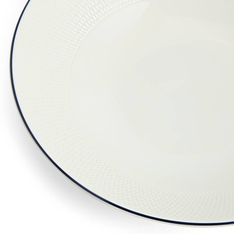 Wedgwood Gio Blue Pasta Bowl 9in, Blue Line