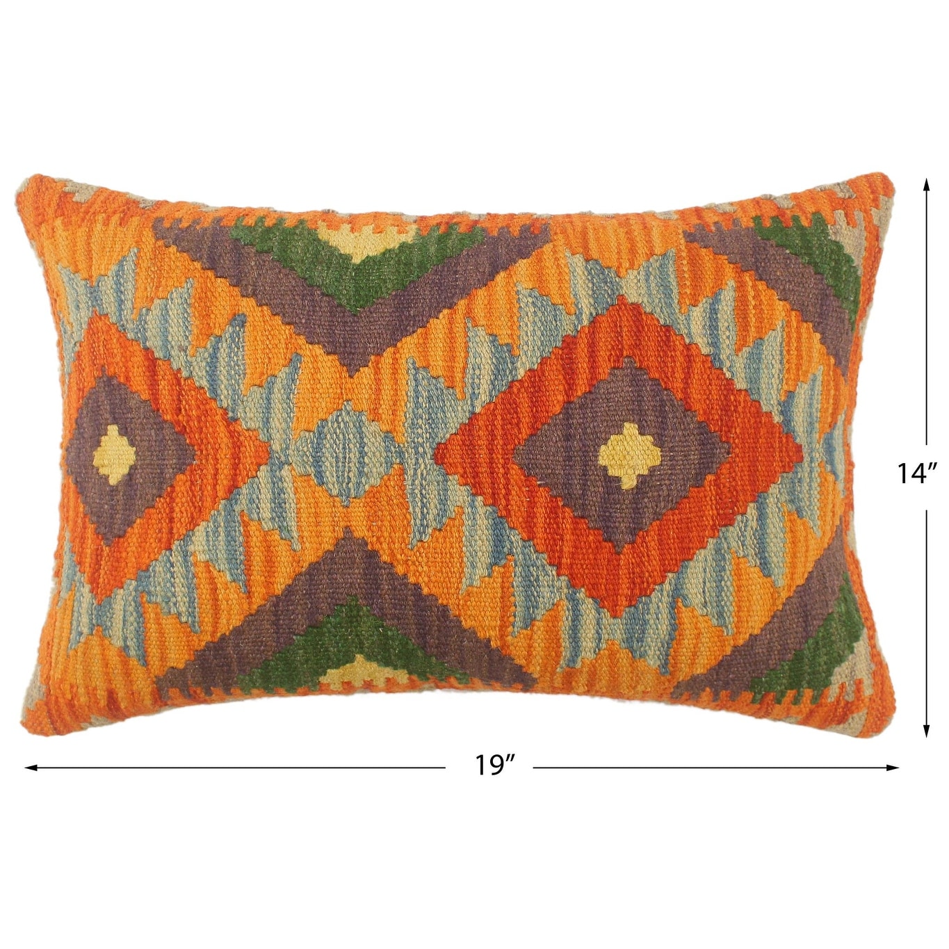 45x45cm Classic Afghan kilim cushion hand Woven