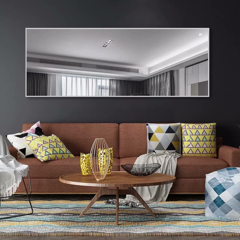 Dovelina Modern Full Length Floor Mirror - Freestanding Vanity Mirror for Bathroom or Living Space