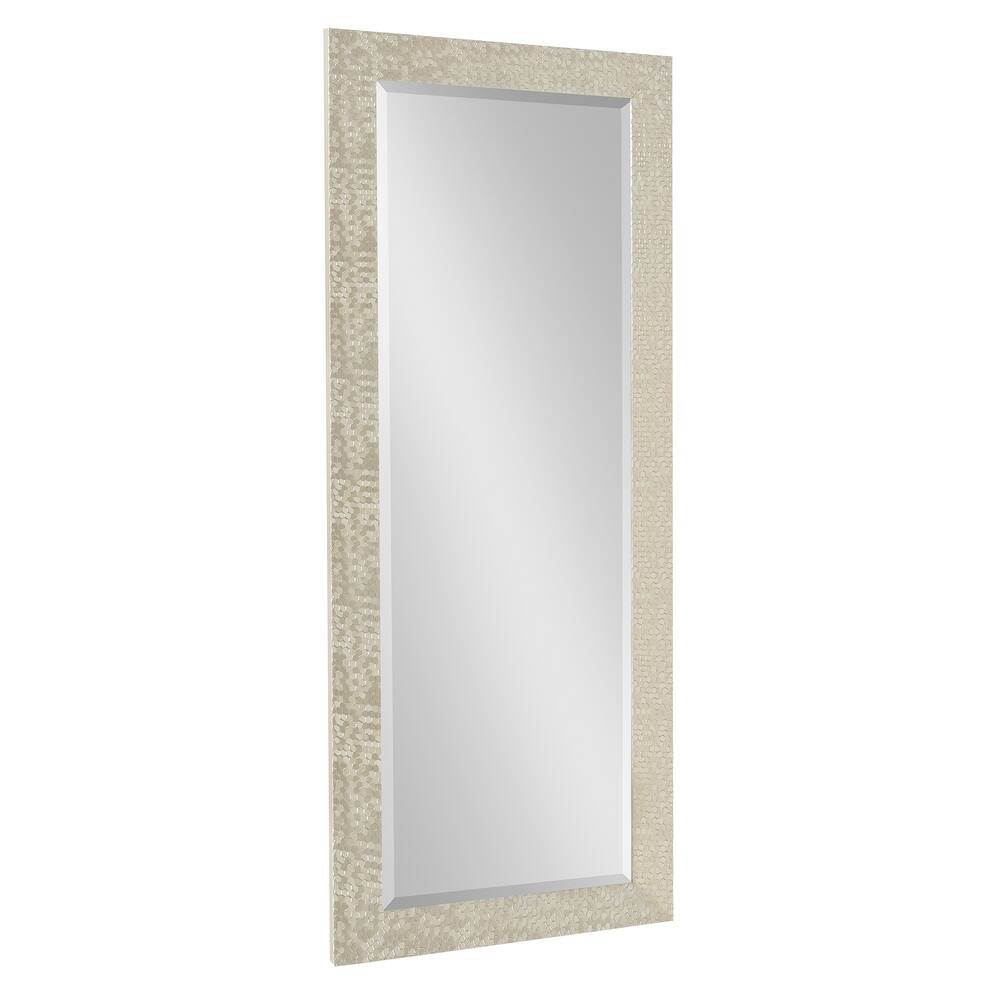 DesignOvation Coolidge Framed Wall Vanity Beveled Mirror