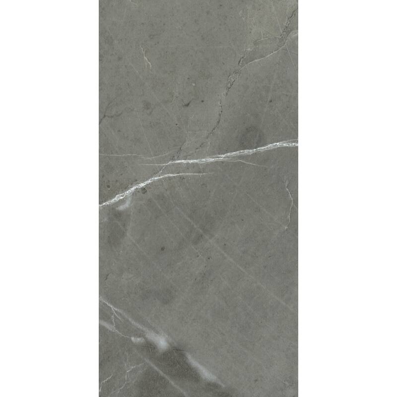 Epiphany Glue-up Wall Tiles 15.75 in. H x 31.5 in. L In Smooth Marble Dark Grey