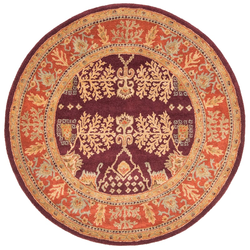 SAFAVIEH Handmade Bergama Judica Oriental Hand-spun Wool Rug