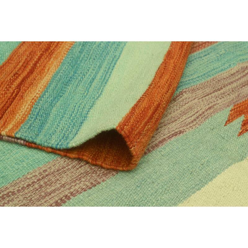 Winchester Flatweave Adron Rust/Ivory Rug - 6'4" x 9'8"