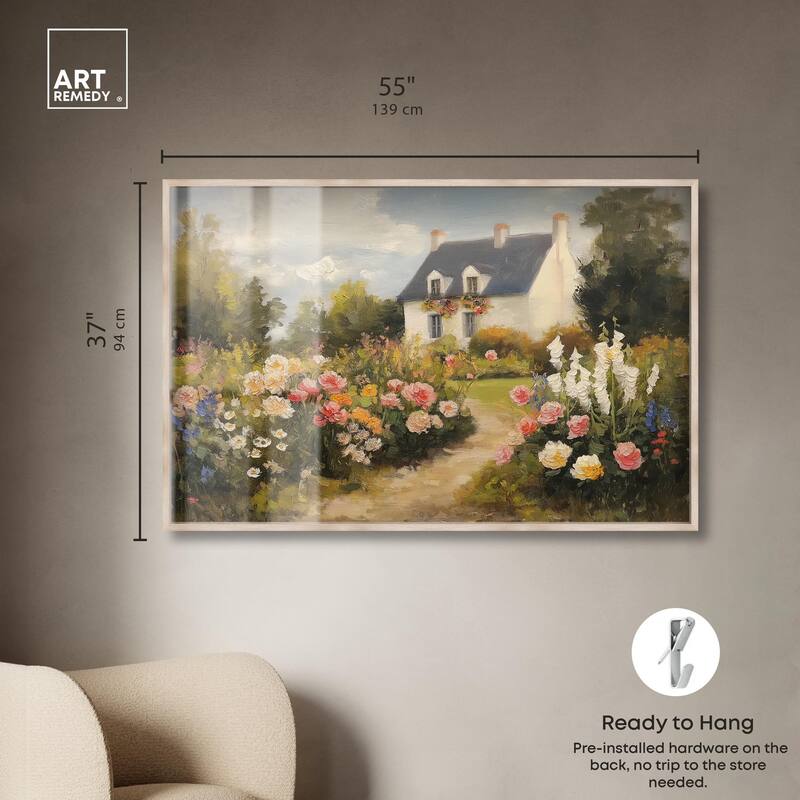 Floral Welcome Shadowbox by Art Remedy