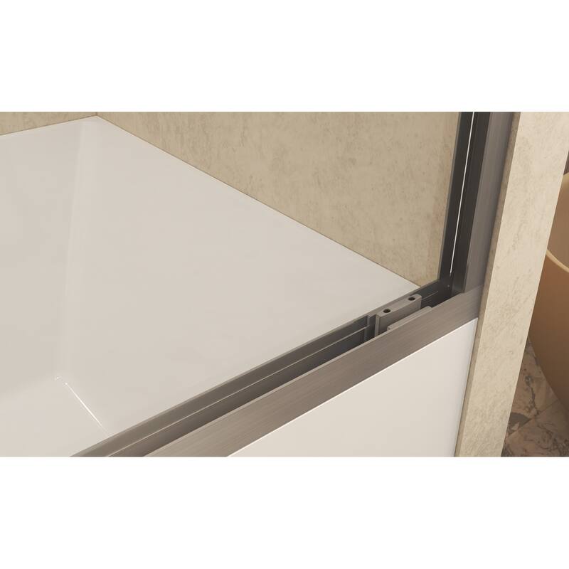 Aluminum Frame Double Sliding Shower Door