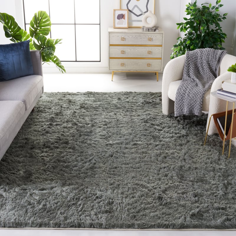 SAFAVIEH Handmade Nataly Shag Danara 2.5-inch Thick Rug