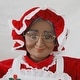 preview thumbnail 10 of 14, Fraser Hill Farm 3-Ft. Music and Motion African American Mrs. Claus with Apron - Animated Indoor Holiday Home Decor