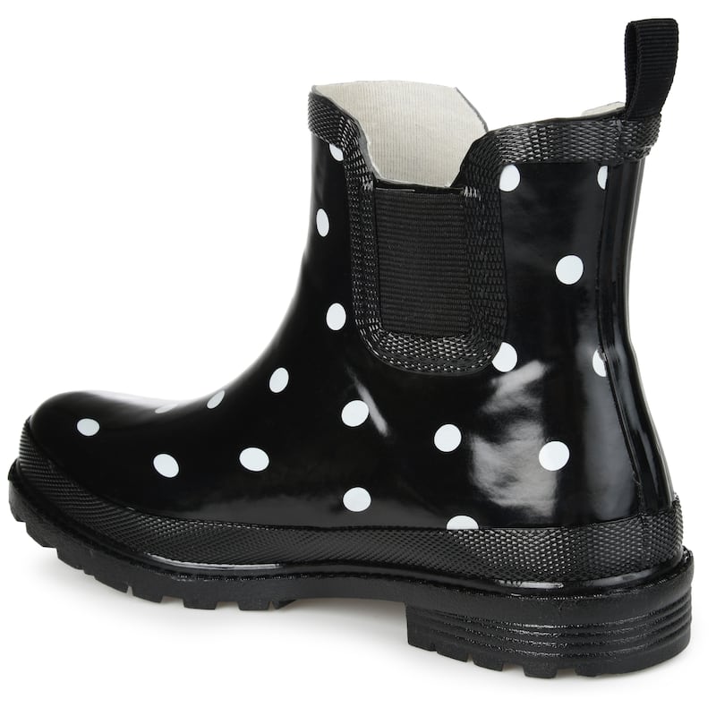 Journee Collection Women's Tekoa Block Heel Rain Boots