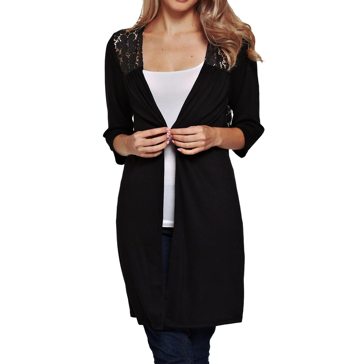 black formal sweater womens