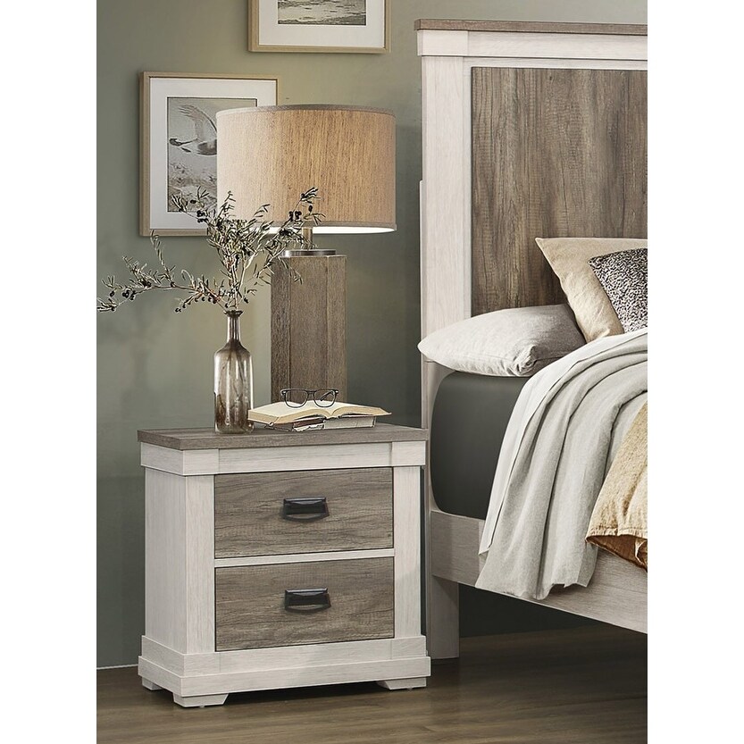 Two tone shop nightstands for bedroom