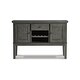 preview thumbnail 12 of 17, Hallanden Antique Gray Dining Room Server - 56"W x 18"D x 39"H