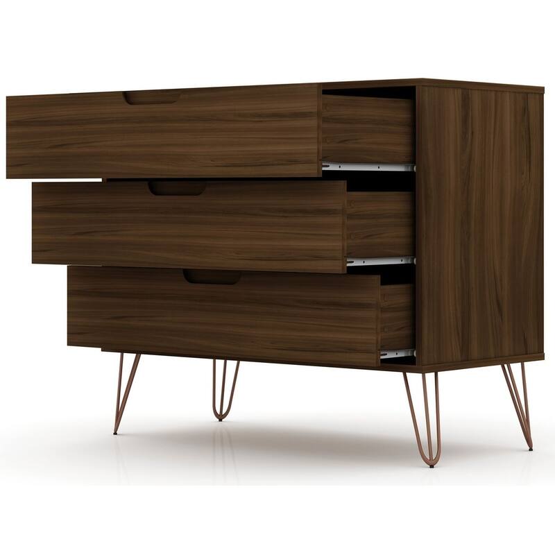 Bandene Mid-century Modern 3-drawer Dresser