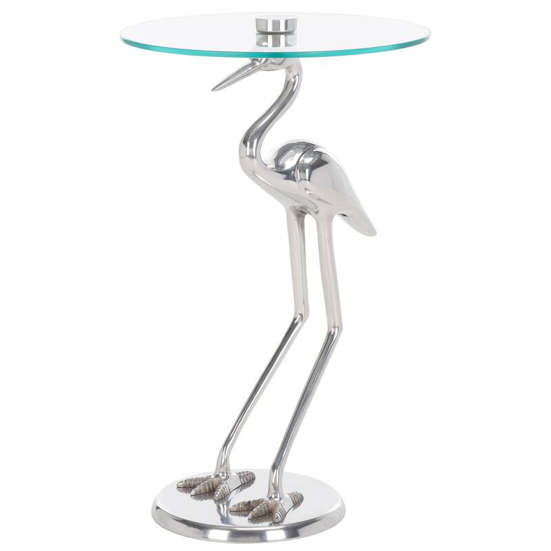 SAFAVIEH Home Collection Tori Crane Base Accent Table - 16" W x 16" D x 26" H