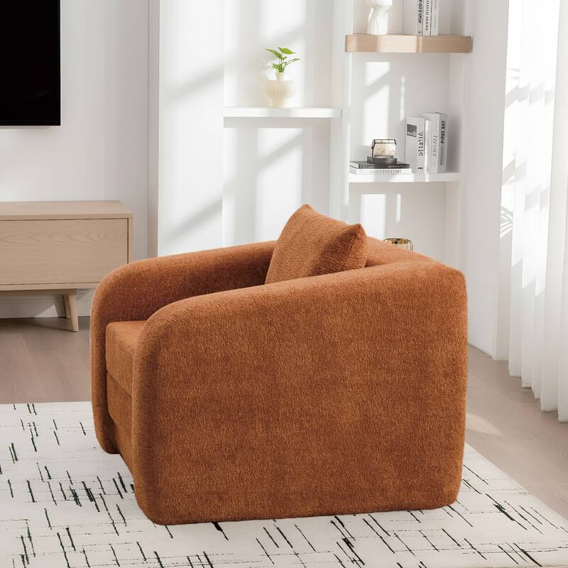 40"W Single Foldable Sofa Bed Equipped with Armrest and Backrest